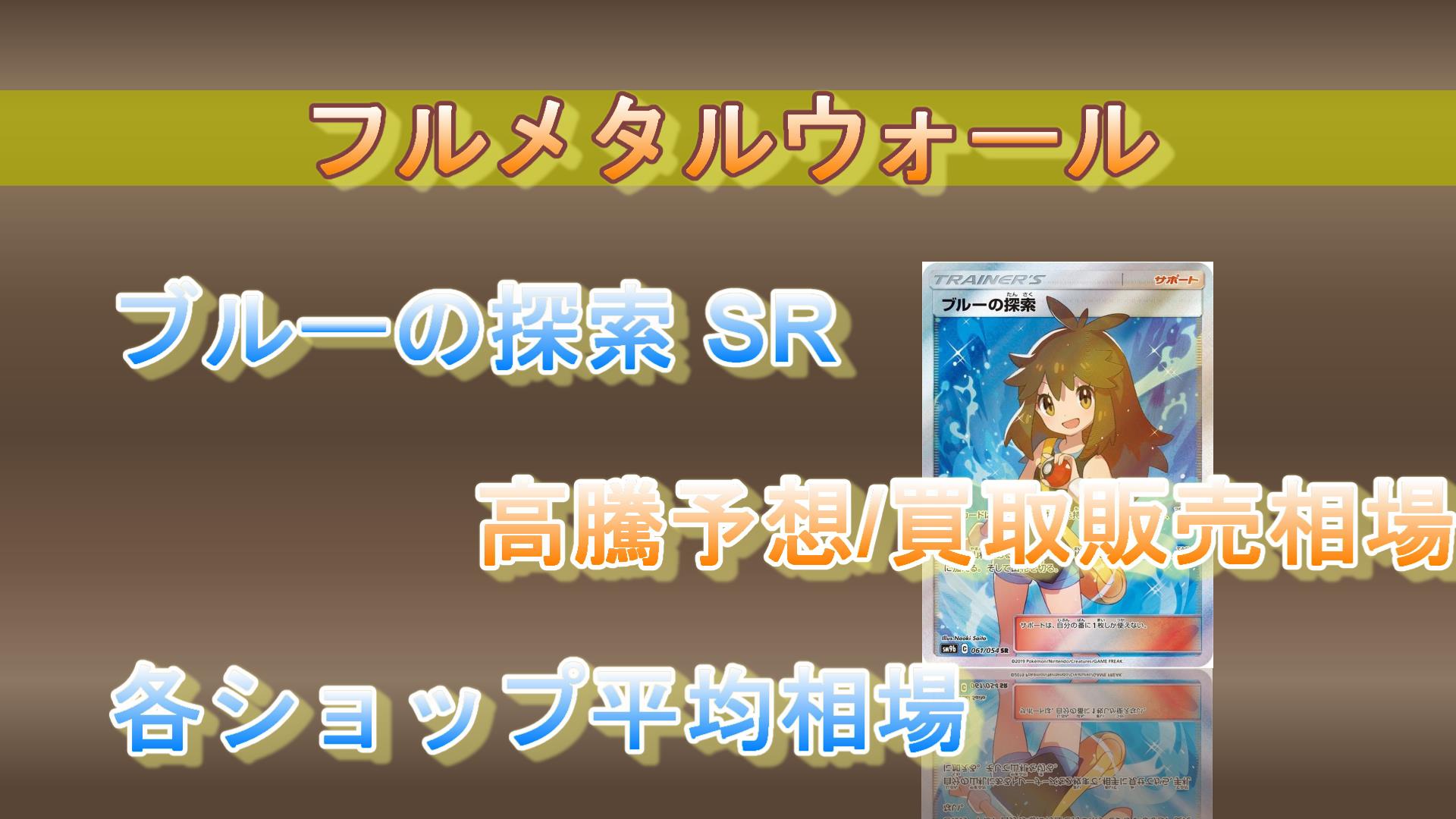 ブルーの探索 SR フルメタルウォール